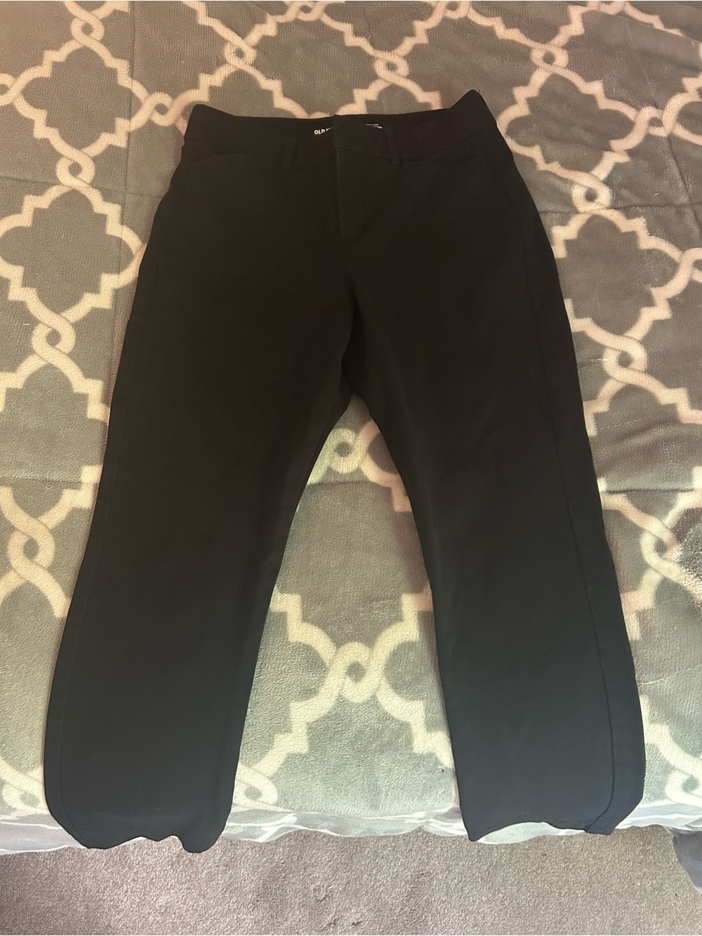 Black High-Waisted Skinny Pants